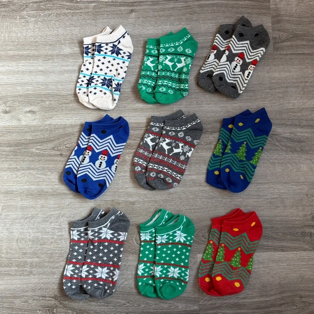 Christmas ankle socks